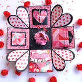 Valentine Explosion Box, Single Layer | Red